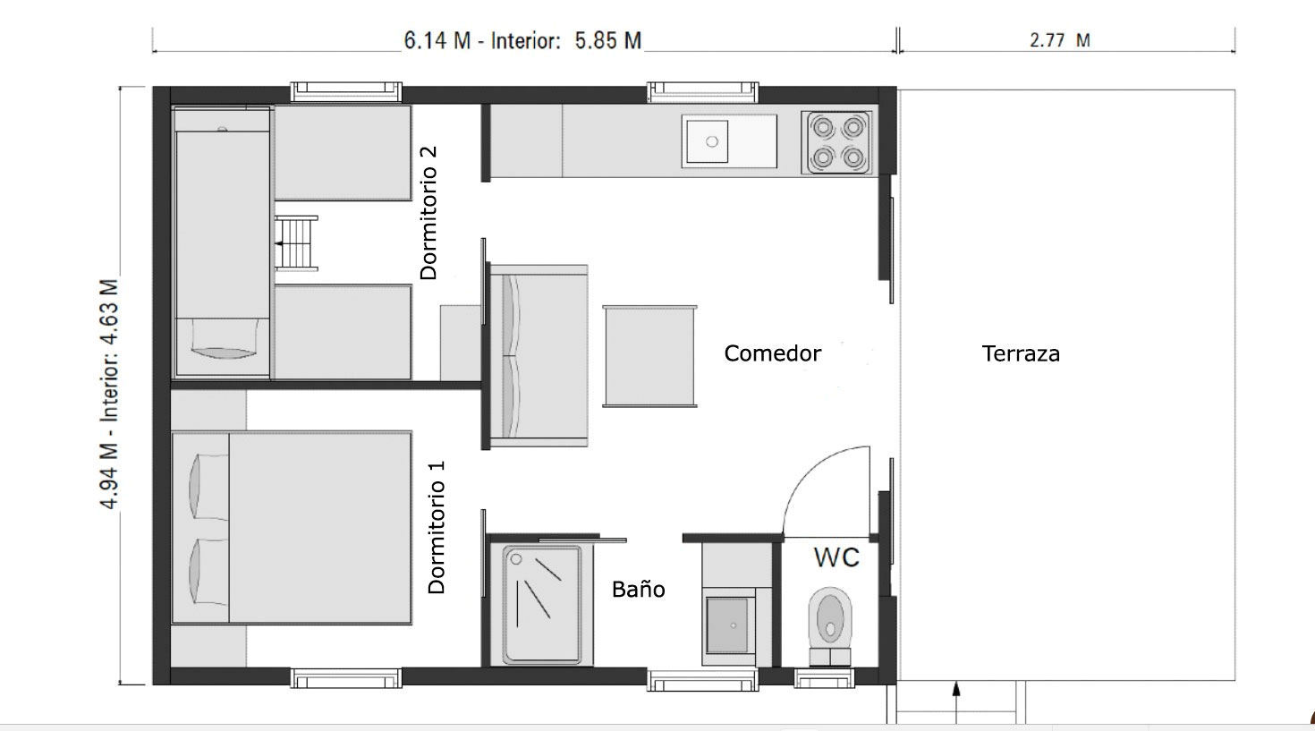 plano captown de 5 a 7 dorm