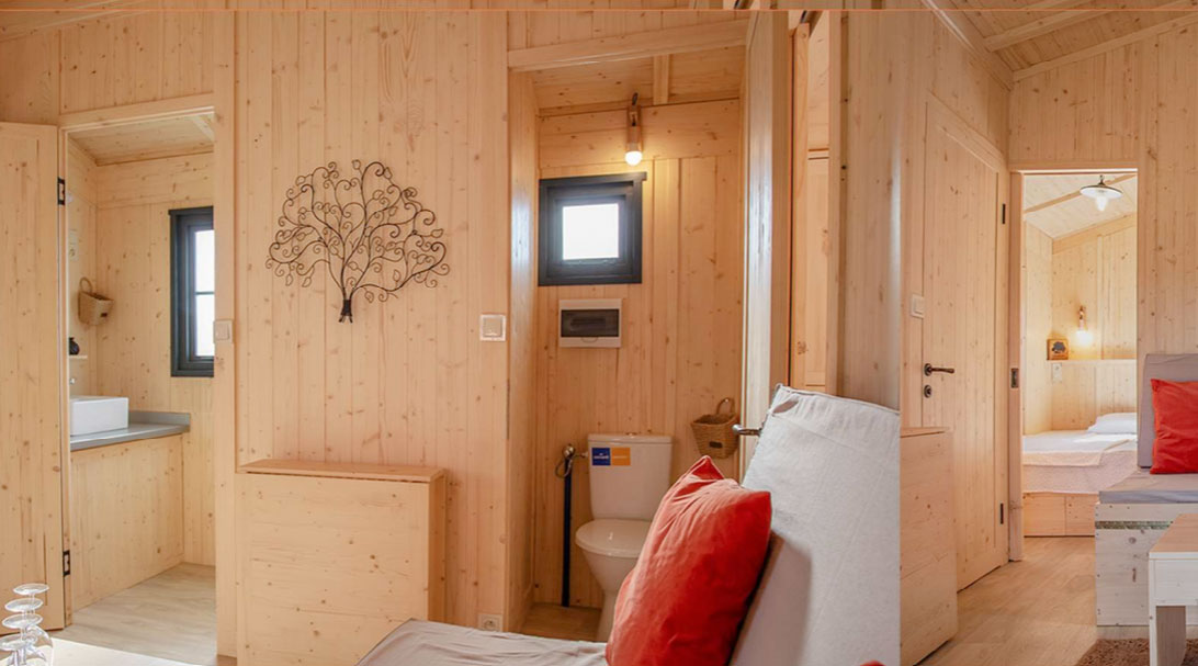 cabaña lodge captown familiar con 2 extensiones