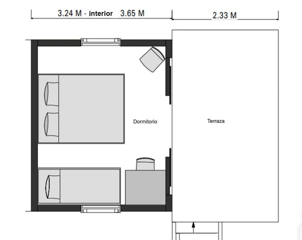 agradable cabaña para el fin de semana